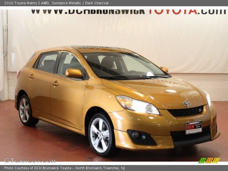 Sundance Metallic / Dark Charcoal 2010 Toyota Matrix S AWD