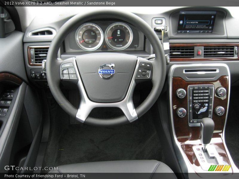 Seashell Metallic / Sandstone Beige 2012 Volvo XC70 3.2 AWD