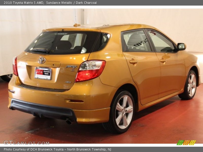 Sundance Metallic / Dark Charcoal 2010 Toyota Matrix S AWD