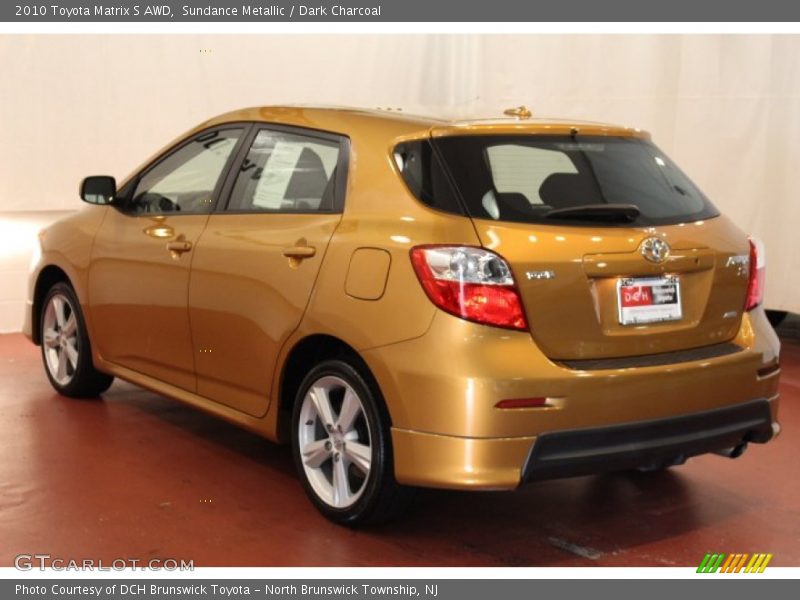 Sundance Metallic / Dark Charcoal 2010 Toyota Matrix S AWD
