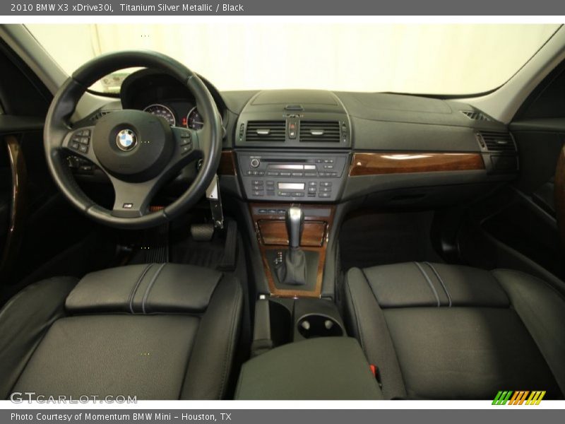 Titanium Silver Metallic / Black 2010 BMW X3 xDrive30i
