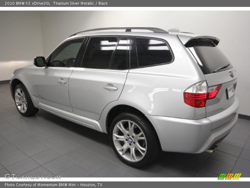 Titanium Silver Metallic / Black 2010 BMW X3 xDrive30i