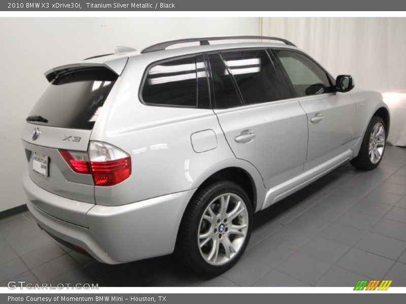 Titanium Silver Metallic / Black 2010 BMW X3 xDrive30i