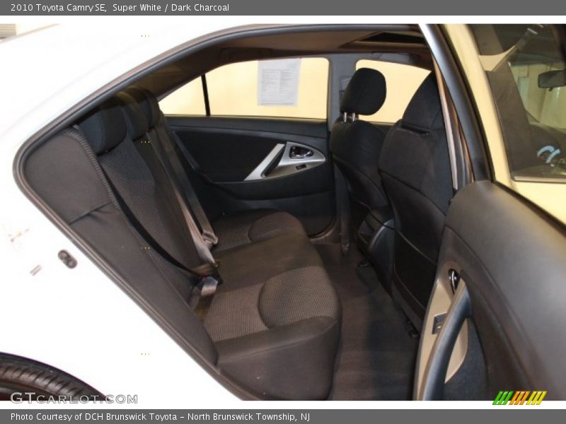 Super White / Dark Charcoal 2010 Toyota Camry SE