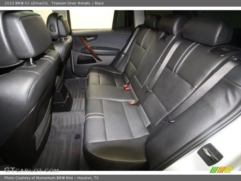 Titanium Silver Metallic / Black 2010 BMW X3 xDrive30i