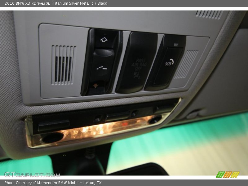 Titanium Silver Metallic / Black 2010 BMW X3 xDrive30i