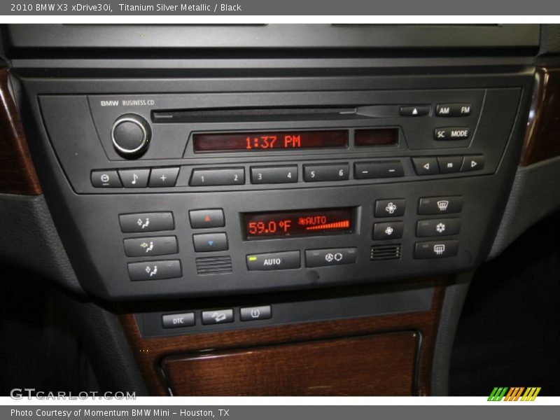 Titanium Silver Metallic / Black 2010 BMW X3 xDrive30i