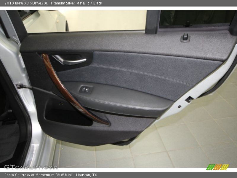 Titanium Silver Metallic / Black 2010 BMW X3 xDrive30i