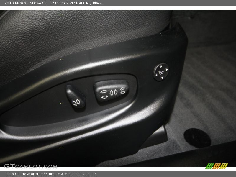 Titanium Silver Metallic / Black 2010 BMW X3 xDrive30i