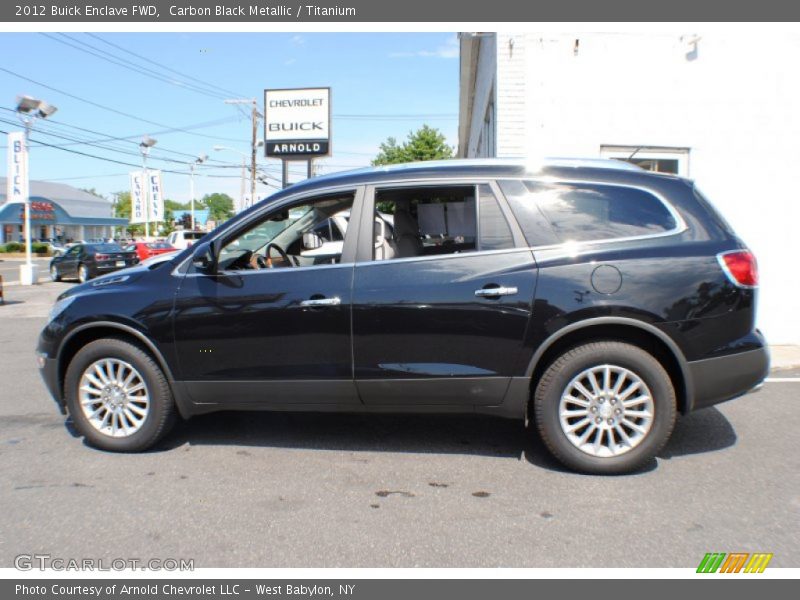 Carbon Black Metallic / Titanium 2012 Buick Enclave FWD