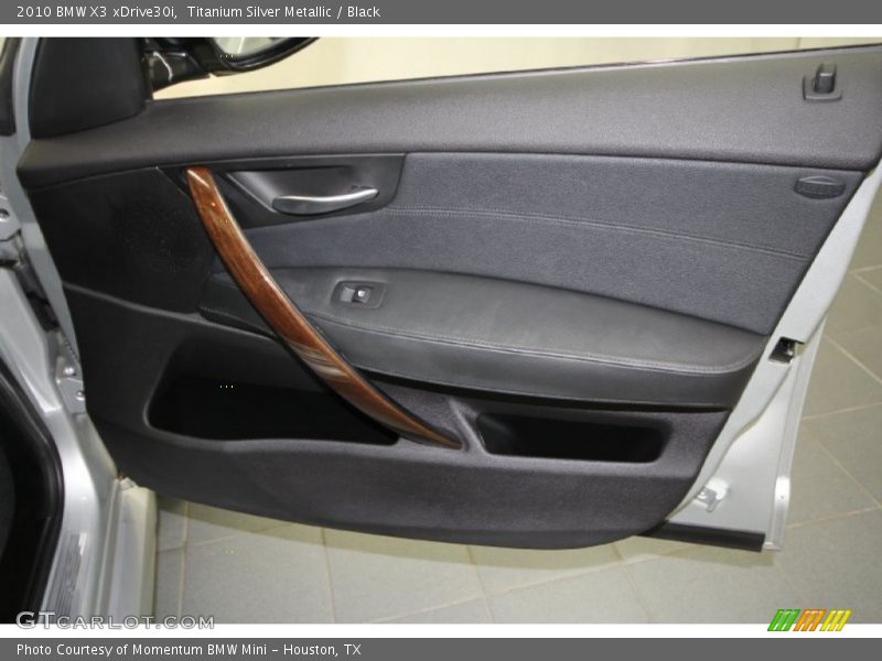 Titanium Silver Metallic / Black 2010 BMW X3 xDrive30i
