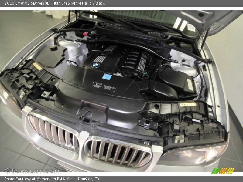 Titanium Silver Metallic / Black 2010 BMW X3 xDrive30i