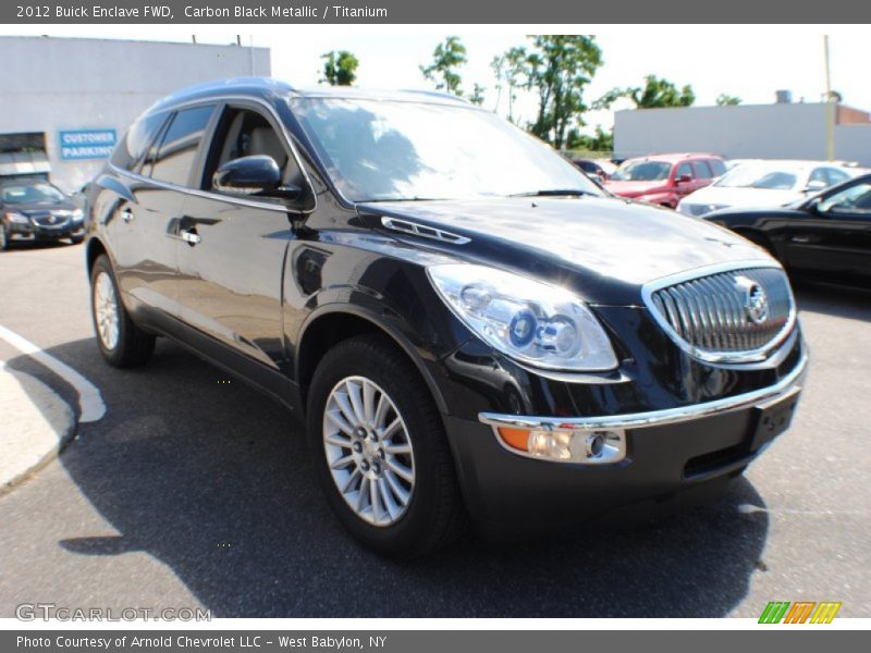 Carbon Black Metallic / Titanium 2012 Buick Enclave FWD