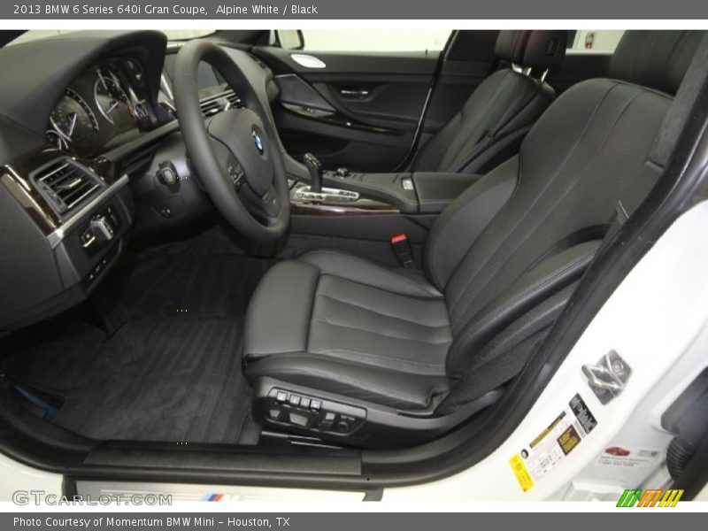  2013 6 Series 640i Gran Coupe Black Interior