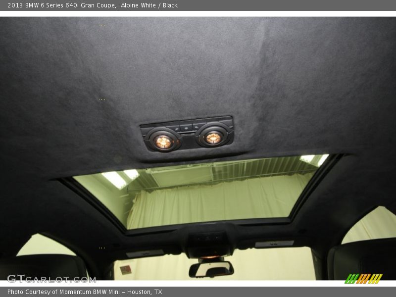 Sunroof of 2013 6 Series 640i Gran Coupe