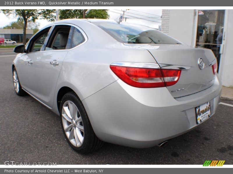 Quicksilver Metallic / Medium Titanium 2012 Buick Verano FWD