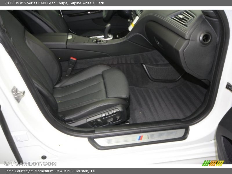 Alpine White / Black 2013 BMW 6 Series 640i Gran Coupe