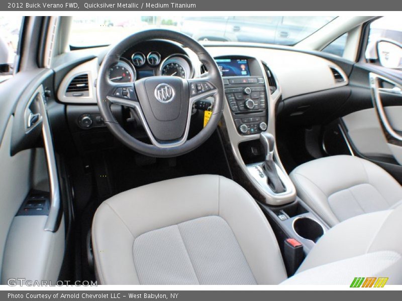 Quicksilver Metallic / Medium Titanium 2012 Buick Verano FWD