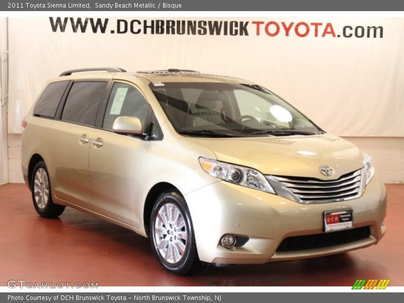 Sandy Beach Metallic / Bisque 2011 Toyota Sienna Limited