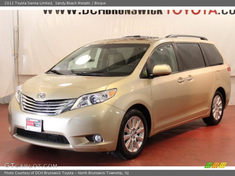 Sandy Beach Metallic / Bisque 2011 Toyota Sienna Limited