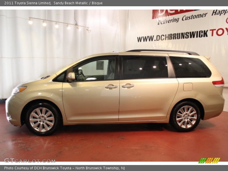 Sandy Beach Metallic / Bisque 2011 Toyota Sienna Limited