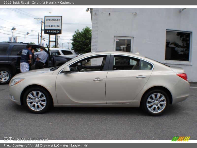 Gold Mist Metallic / Cashmere 2012 Buick Regal