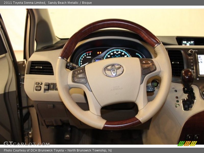 Sandy Beach Metallic / Bisque 2011 Toyota Sienna Limited