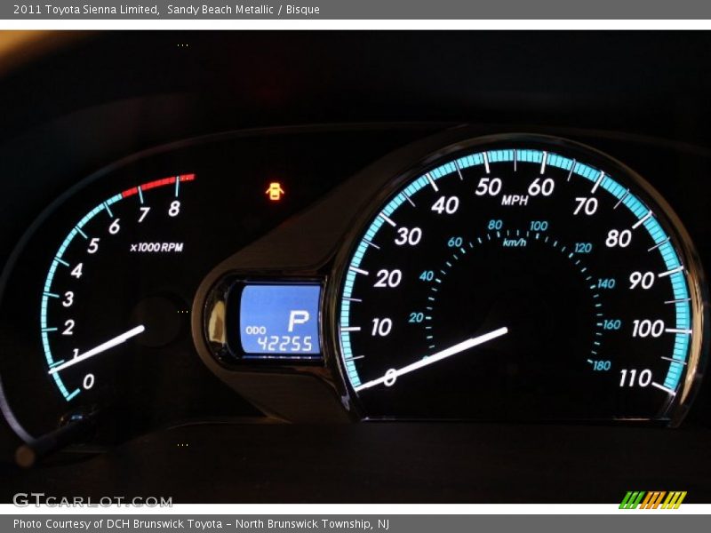 Sandy Beach Metallic / Bisque 2011 Toyota Sienna Limited