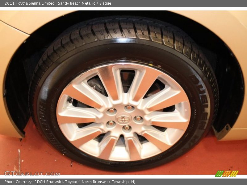 Sandy Beach Metallic / Bisque 2011 Toyota Sienna Limited