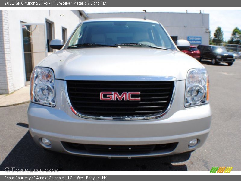 Pure Silver Metallic / Light Tan 2011 GMC Yukon SLT 4x4
