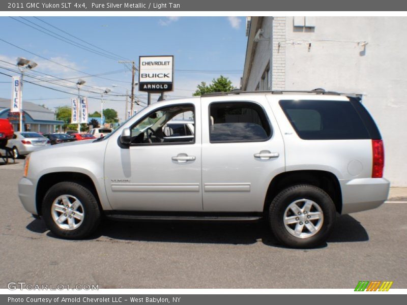 Pure Silver Metallic / Light Tan 2011 GMC Yukon SLT 4x4