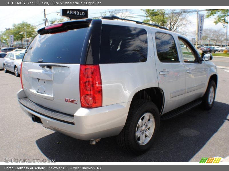 Pure Silver Metallic / Light Tan 2011 GMC Yukon SLT 4x4