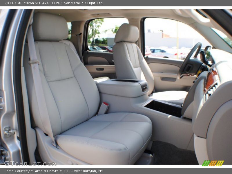 Pure Silver Metallic / Light Tan 2011 GMC Yukon SLT 4x4