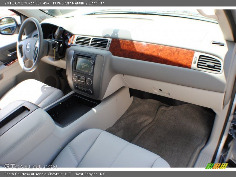 Pure Silver Metallic / Light Tan 2011 GMC Yukon SLT 4x4