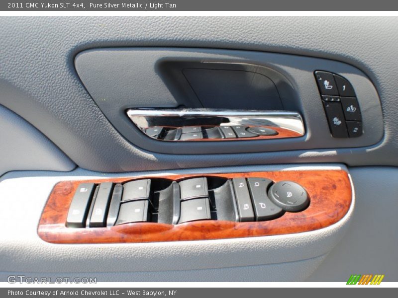 Pure Silver Metallic / Light Tan 2011 GMC Yukon SLT 4x4