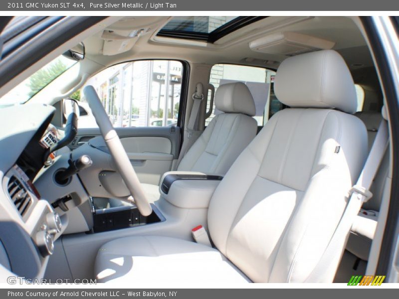 Pure Silver Metallic / Light Tan 2011 GMC Yukon SLT 4x4