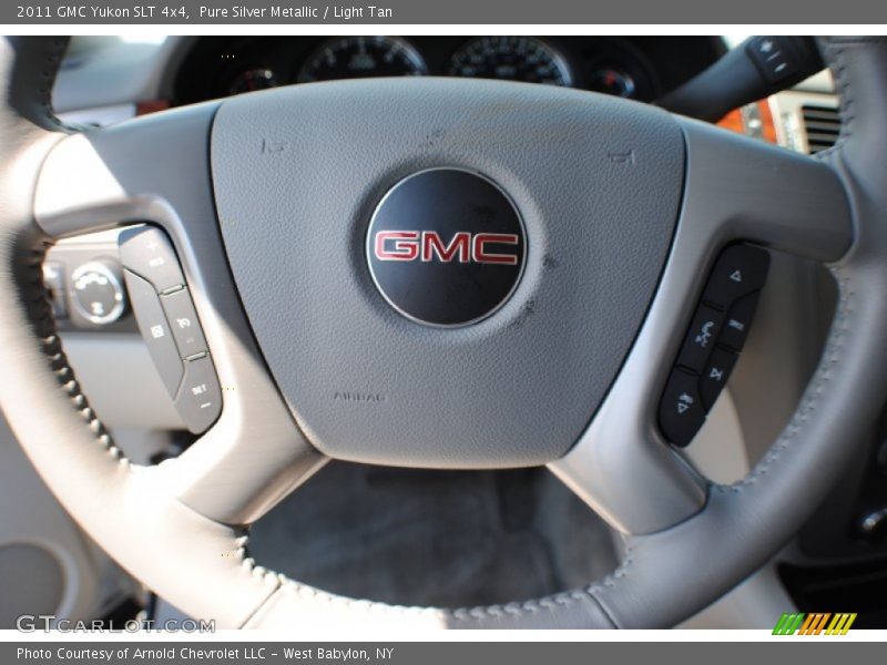 Pure Silver Metallic / Light Tan 2011 GMC Yukon SLT 4x4