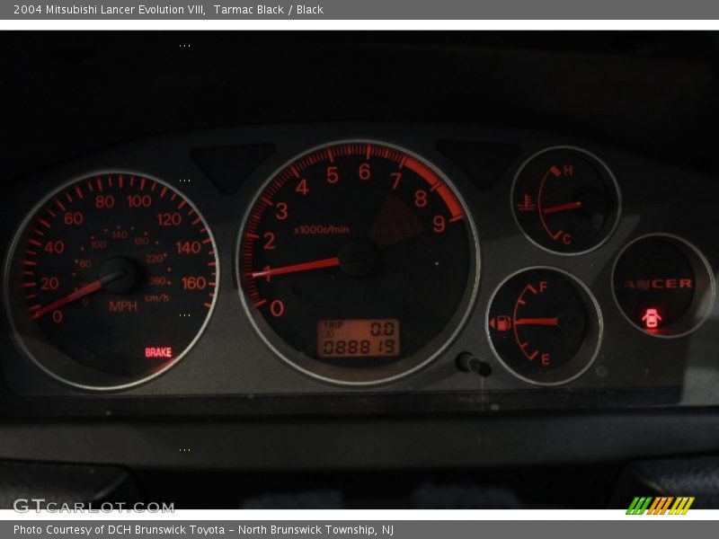 Tarmac Black / Black 2004 Mitsubishi Lancer Evolution VIII