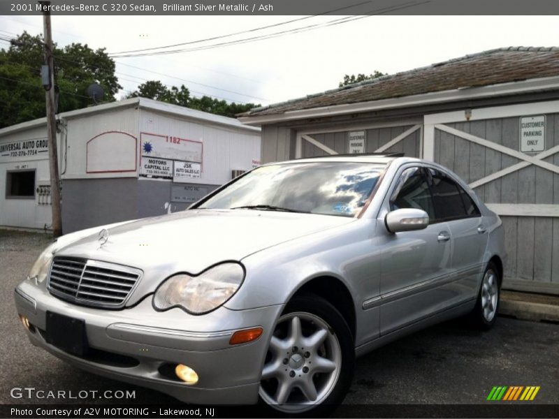 Brilliant Silver Metallic / Ash 2001 Mercedes-Benz C 320 Sedan
