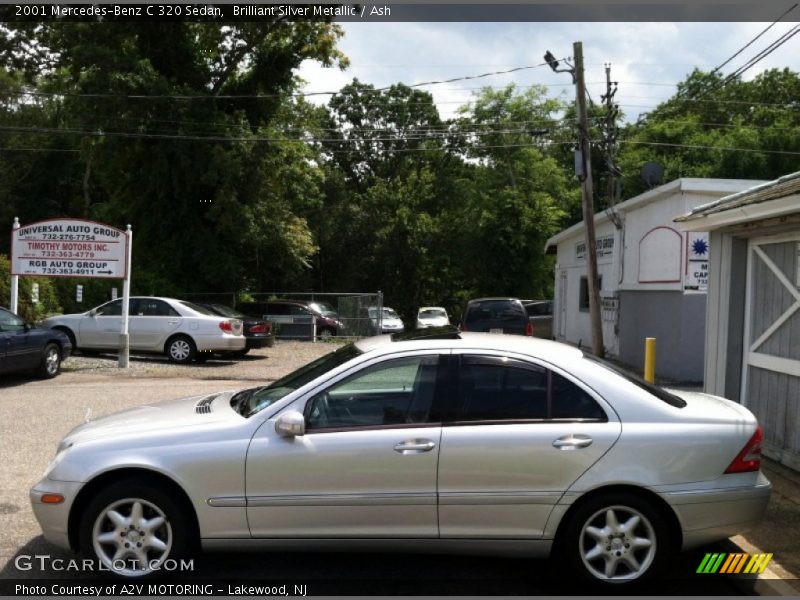 Brilliant Silver Metallic / Ash 2001 Mercedes-Benz C 320 Sedan
