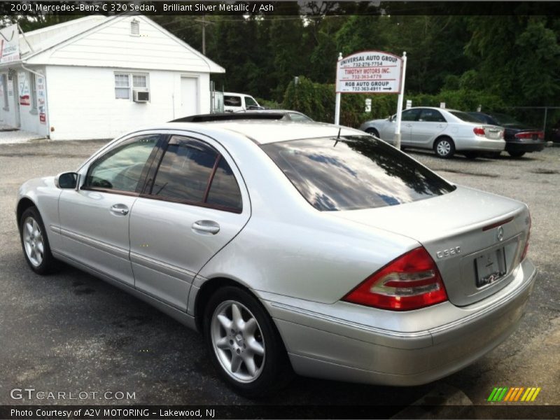 Brilliant Silver Metallic / Ash 2001 Mercedes-Benz C 320 Sedan