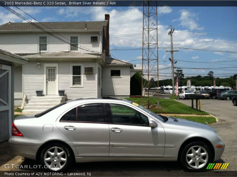 Brilliant Silver Metallic / Ash 2001 Mercedes-Benz C 320 Sedan