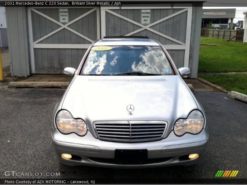 Brilliant Silver Metallic / Ash 2001 Mercedes-Benz C 320 Sedan