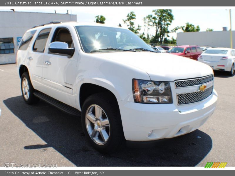 Summit White / Light Cashmere/Dark Cashmere 2011 Chevrolet Tahoe LTZ 4x4