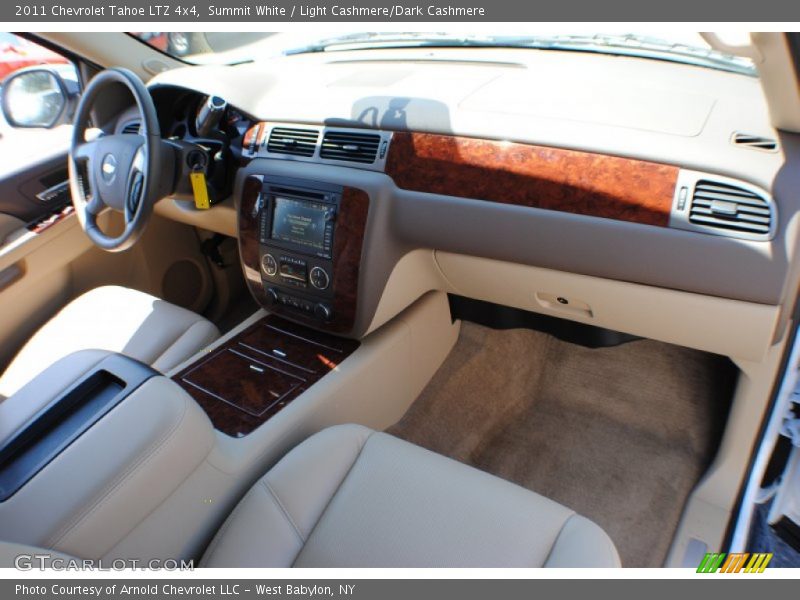 Summit White / Light Cashmere/Dark Cashmere 2011 Chevrolet Tahoe LTZ 4x4