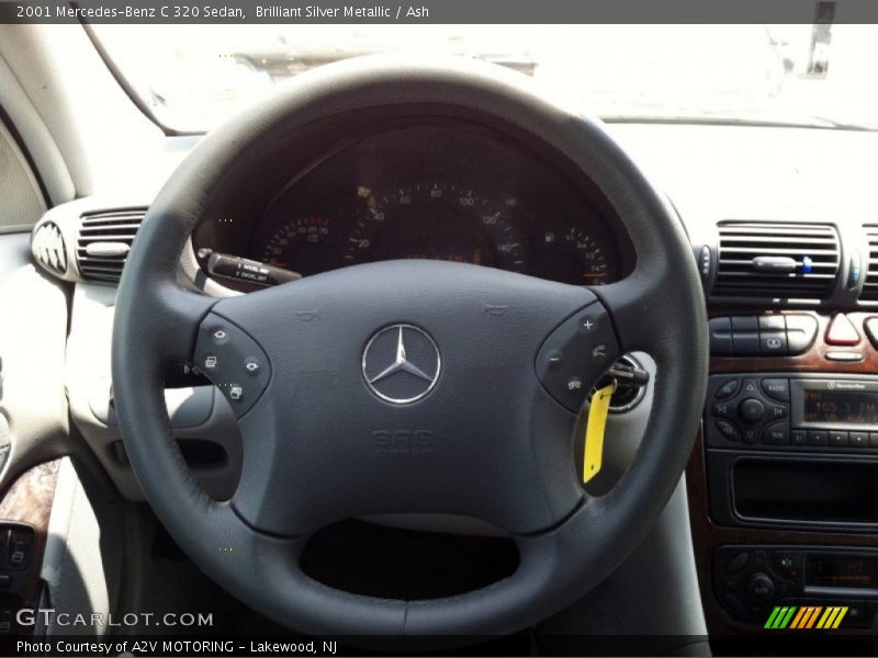 Brilliant Silver Metallic / Ash 2001 Mercedes-Benz C 320 Sedan