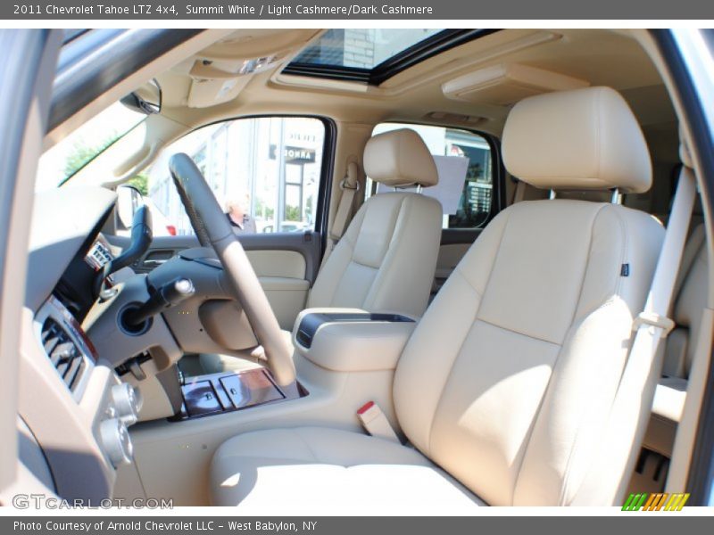 Summit White / Light Cashmere/Dark Cashmere 2011 Chevrolet Tahoe LTZ 4x4
