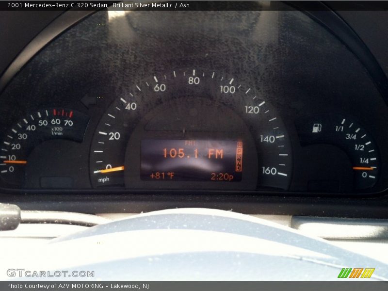Brilliant Silver Metallic / Ash 2001 Mercedes-Benz C 320 Sedan