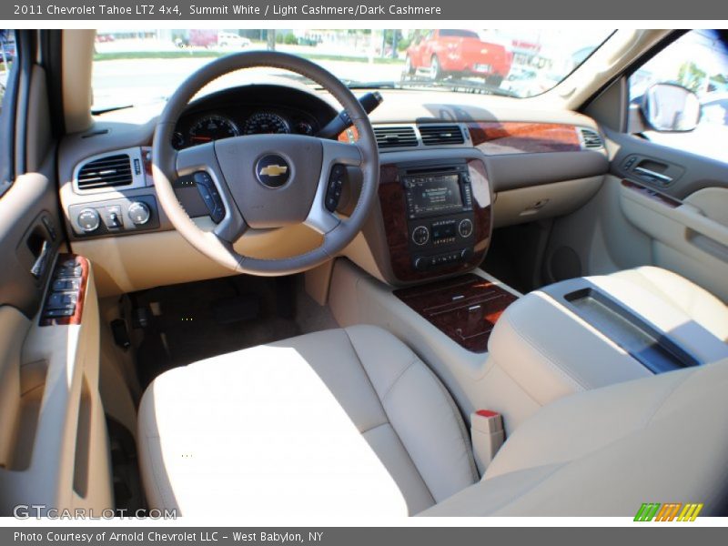 Summit White / Light Cashmere/Dark Cashmere 2011 Chevrolet Tahoe LTZ 4x4