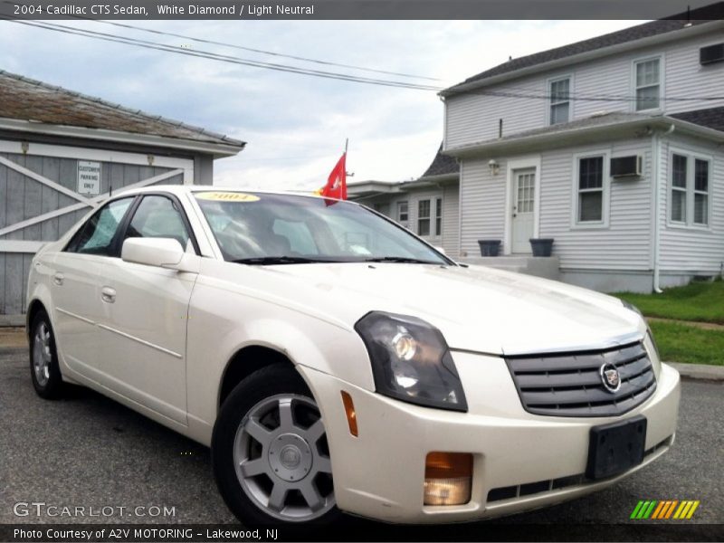 White Diamond / Light Neutral 2004 Cadillac CTS Sedan